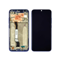 Дисплей для Xiaomi RedMi Note 8 з сенсорним склом (Чорний) в рамці (Синій) Оригінал Китай