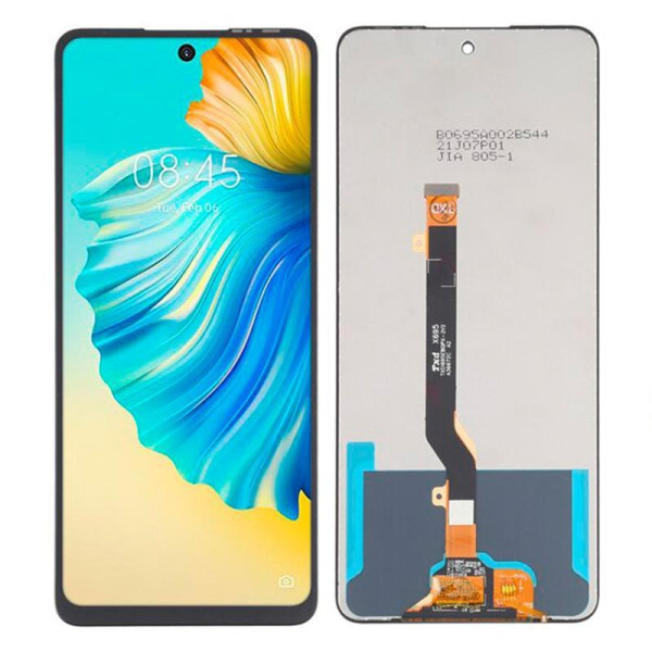 Дисплей для Tecno Pova 3 (LF7n) с сенсорным стеклом (Черный) Оригинал Китай