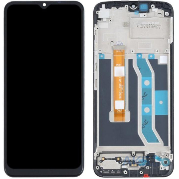 Дисплей Oppo Realme C21Y | Realme C25Y с сенсором в рамке (Оригинал Китай)