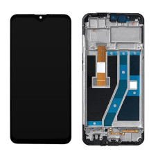 Дисплей для Oppo Realme C2 | A1k з сенсорним склом в рамке (Чорний) Оригінал Китай