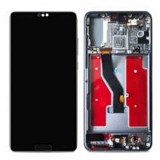 Дисплей Huawei P20 Pro с сенсорным стеклом, с кнопкой Home в рамке OLED