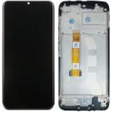Дисплей Oppo A15 2020 | Oppo A15s | Realme C11 | Realme C12 | Realme C15 | Narzo 50A (2021) с сенсором в рамке (Черный)