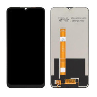 Дисплей для Oppo A16 2021 с сенсорным стеклом в рамке (Черный) Оригинал Китай