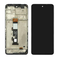 Дисплей Motorola G22 с сенсорным стеклом в рамке (Оригинал Китай)