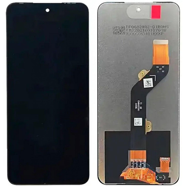 Дисплей для Tecno Pova 4 (LG7n) із сенсорним склом (Чорний) Оригінал Китай
