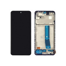 Дисплей для Xiaomi RedMi Note 11 с сенсорным стеклом в рамке (Черный) OLED