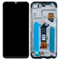 Дисплей для Infinix Smart 6 (X6511) з сенсорним склом в рамці (Чорний) Оригінал Китай