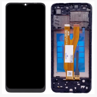 Дисплей для Samsung A032 Galaxy A03 Core (2021) с сенсорным стеклом в рамке (Черный) Orig PRC