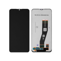 Дисплей для Samsung SM-A025G Galaxy A02s (2021) (163x72,5мм) с сенсорным стеклом (Черный) Сервисный оригинал