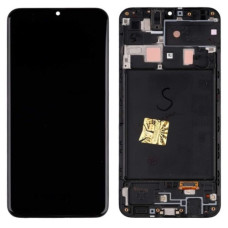 Дисплей для Samsung SM-A205F | M107 Galaxy A20 | M10s (2019) із сенсором (Чорний) Сервісний оригінал​