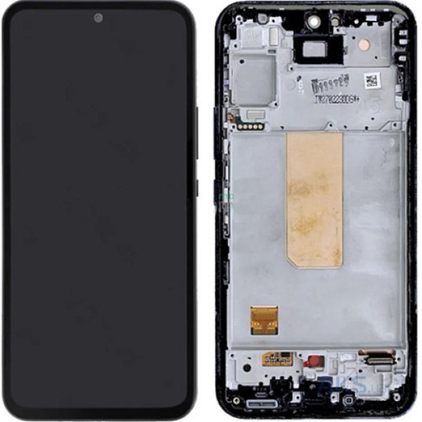 Дисплей для Samsung SM-A546 Galaxy A54 5G (2023) с сенсорным стеклом в рамке (Черный) Сервисный оригинал