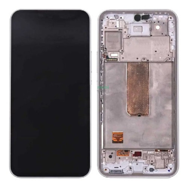 Дисплей для Samsung SM-A546 Galaxy A54 5G (2023) с сенсорным стеклом в рамке (Зеленый) Сервисный оригинал
