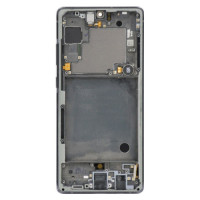 Дисплей для Samsung SM-A716 Galaxy A71 5G (2020) с сенсорным стеклом в рамке (Черный) Сервисный оригинал