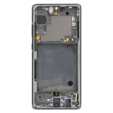 Дисплей для Samsung SM-A716 Galaxy A71 5G (2020) с сенсорным стеклом в рамке (Черный) Сервисный оригинал