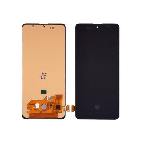 Дисплей для телефона Samsung A51 2020 | A515 с сенсорным стеклом (Черный) с широким ободком OLED