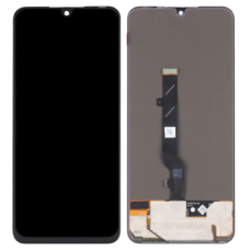 Дисплей для TCL 30 Plus (T676K) з сенсорним склом (Чорний) Оригінал Китай