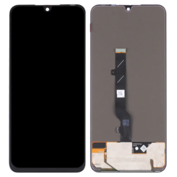 Дисплей для TCL 30 Plus (T676K) з сенсорним склом (Чорний) Оригінал Китай