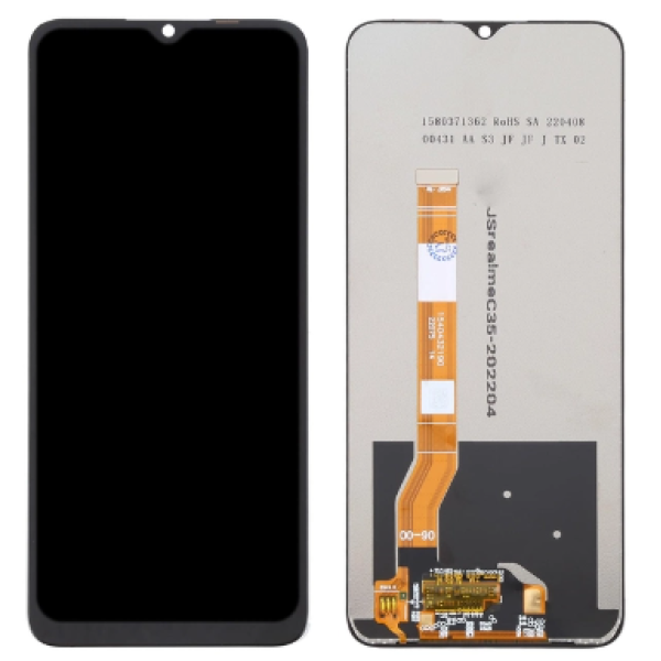 Дисплей для Oppo A17 2022 | CPH2477 | A17k 2022 | A57s | CPH2385 | A57 5G | A77 5G с сенсорным стеклом (Черный) Сервисный оригинал