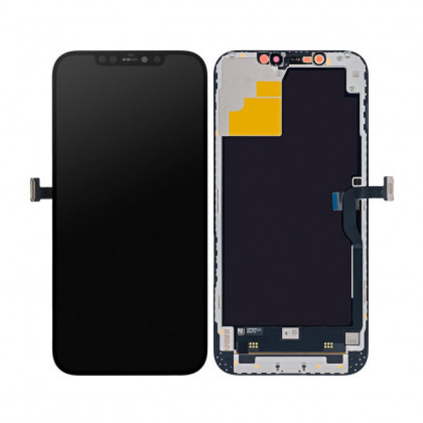 Дисплей Apple iPhone 12 Pro Max з сенсорним склом (Чорний) GX-AMOLED SOFT
