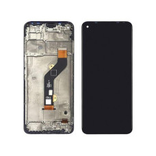 Дисплей для Infinix Hot 10 (X682) з сенсорним склом в рамці (Чорний) Оригінал Китай