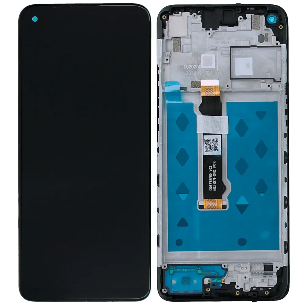Дисплей для Motorola G9 Power (XT2091-3 | XT2091-4) с сенсорным стеклом и рамкой (Черный) Оригинал Китай