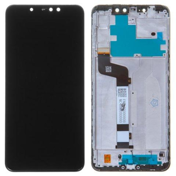 Дисплей для Xiaomi RedMi Note 6 Pro с сенсорным стеклом в рамке (Черный) Оригинал Китай