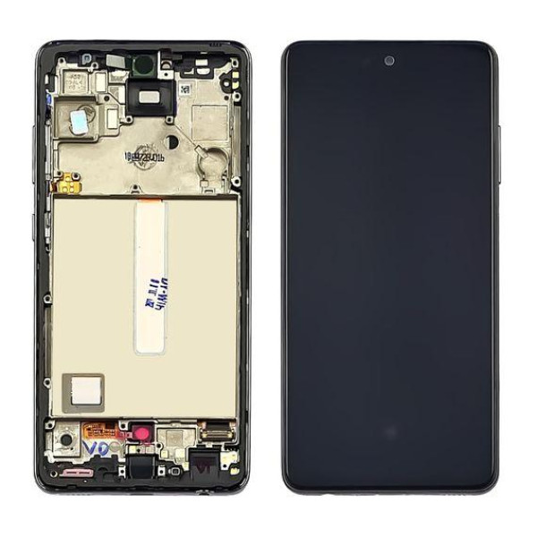 Дисплей Samsung A525 Galaxy A52 (2020) с сенсорным стеклом в рамке (Small LCD) OLED