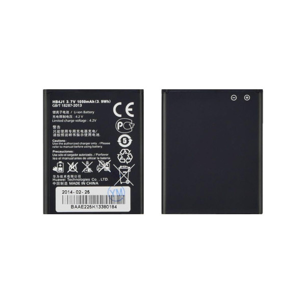 Аккумулятор (АКБ) HB4J1 для Huawei U8150 | U8120 | U8160 (Li-ion 3.7V 1050mAh) AAAA