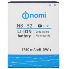 Аккумулятор АКБ NB-52 для Nomi i501 Style (Li-ion 3.7v 1750mAh) Оригинал Китай