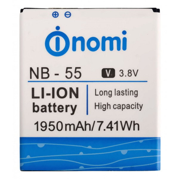 Акумулятор АКБ Nomi NB-55 для Nomi i505 Jet Li-ion 3.8 V 1950mAh) Оригінал Китай