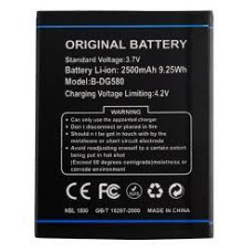 Аккумулятор АКБ Doogee B-DG580 для Doogee DG580 Kissme (Li-ion 3.8 V 2500mAh) Оригинал Китай