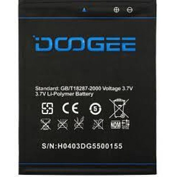 Акумулятор АКБ Doogee B-DG550 для Doogee DG550 Dagger (Li-ion 3.8 V 2500mAh) Оригінал Китай