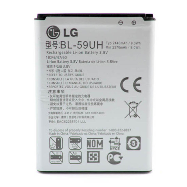 Оригінальна акумулятор АКБ (батарея) LG BL-59UH LG D618 D620 D610 D625 Optimus G2 mini 2440 mAh