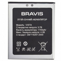 Аккумулятор АКБ Bravis Vista (Li-ion 3.7v 1700mAh) Оригинал Китай