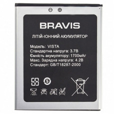 Акумулятор АКБ Bravis Vista (Li-ion 3.7v 1700mAh) Оригінал Китай