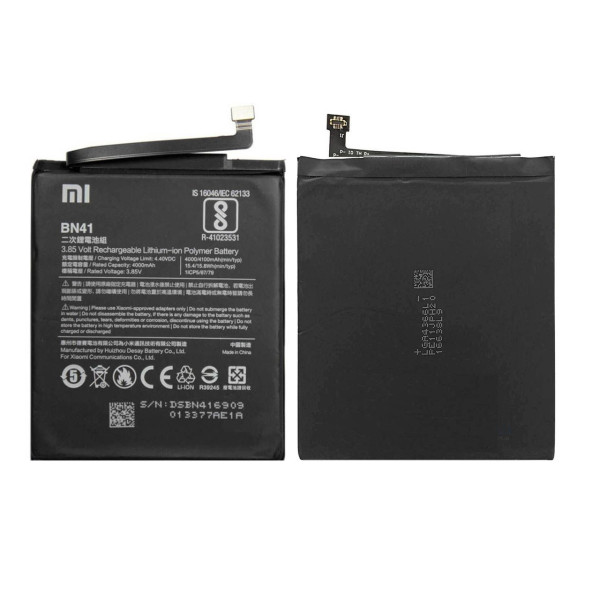 Аккумулятор (АКБ) Xiaomi BN41 для Xiaomi RedMi Note 4 (Li-Pol 3.85V 4000mAh) AAAA