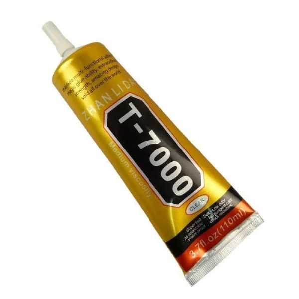 Клей для работы с мобильными телефонами T7000, 110 ml в тюбике с дозатором (Черный)
