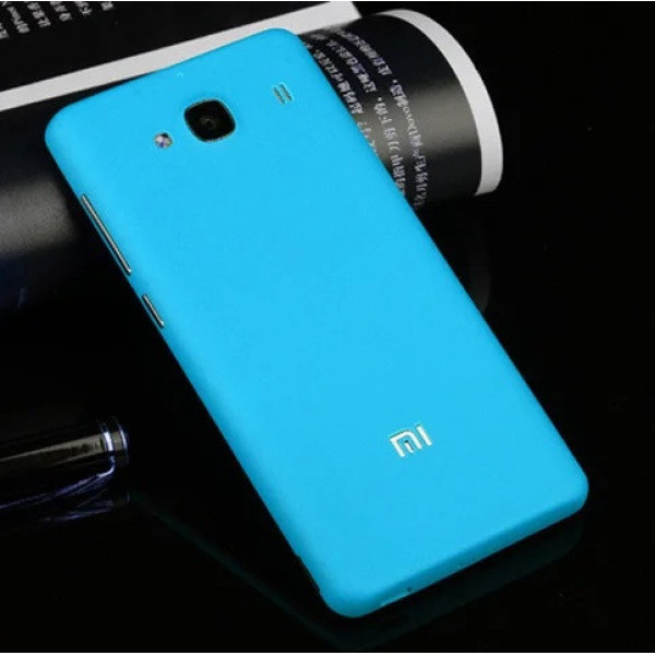 Задняя панель корпуса (крышка) для Xiaomi Mi2 (Голубая)