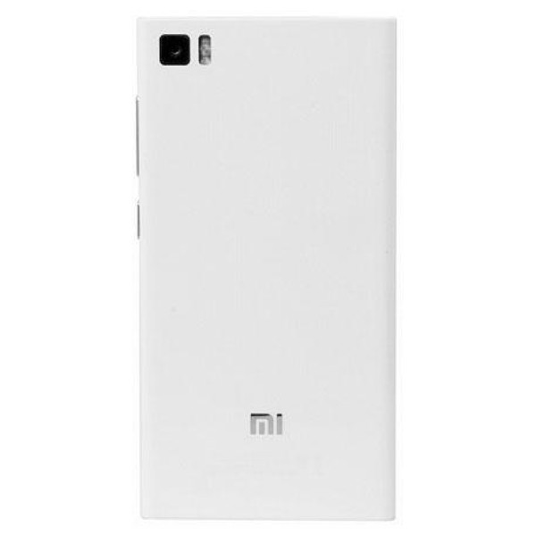 Задняя панель корпуса (крышка) для Xiaomi Mi3 (Серебристая)