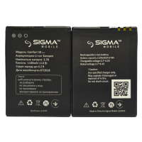 Акумулятори (АКБ) для Sigma Comfort 50 Tinol | Light (1100 mAh 3.7V) Оригінал