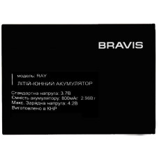 Акумулятор АКБ Bravis Ray (Li-ion 3.7v 800mAh ) Оригінал Китай