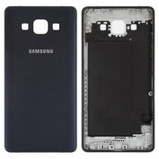 Задняя панель корпуса (крышка) для Samsung A500F Galaxy A5 Duos | A500FU | A500H (2015) (Черная) Качество AAA