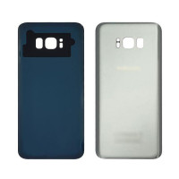 Задняя панель корпуса (крышка) для Samsung G955 Galaxy S8 Plus Duos (Серебристый)