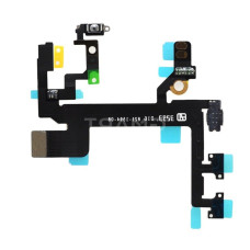 Оригинальный Шлейф для Apple iPhone 5S, кнопки включения, боковых клавиш, с микрофоном