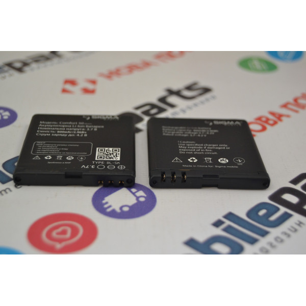 Акумулятори (АКБ) для Sigma Comfort 50 Menol | Shell (800 mAh 3.7V) Оригінал