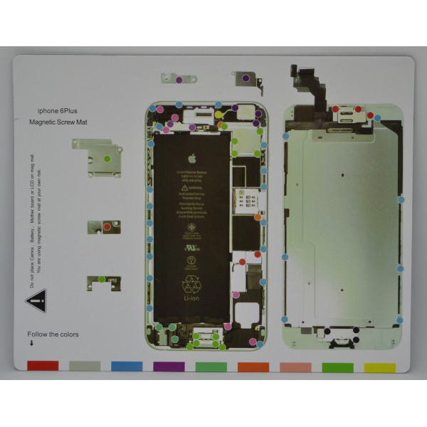 Магнітний Гвинт Килимок для розбирання IPhone 6 Plus (20 x 25 см)