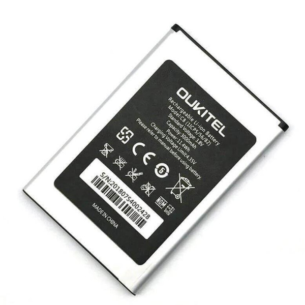 Акумулятор АКБ (Батарея) для Oukitel C8 (Li-ion 3.8 V 3000mAh) Оригінал Китай