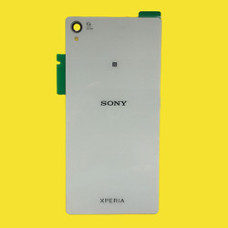 Задняя панель корпуса (крышка) для Sony D6603 | D6633 | D6643 | D6653 Xperia Z3 (Белая) (Качество ААА)