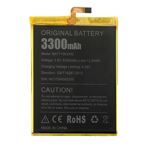 Акумулятор АКБ Doogee Shoot 1 (Li-ion 3.8 V 3300mAh) Оригінал Китай