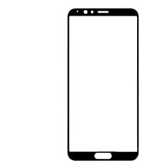 Стекло защитное для Huawei Honor 10 (0,3мм, 5D, черное) Full Glue